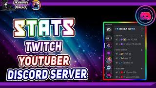 🟣(Stats) Contador para YouTube, Twitch y tu server de Discord  Discord  JKamiGod