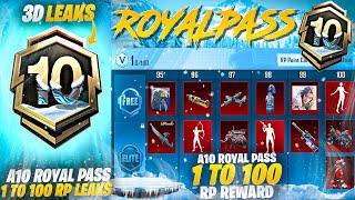 A10 Royal Pass 1 To 100 RP Rewards | Best AKM Skin | Upgradable dagger Skin |PUBGM