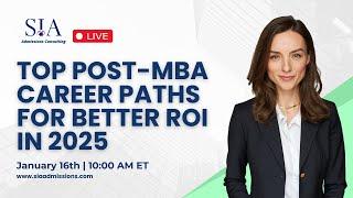 Top Post-MBA Career Paths for Better ROI in 2025