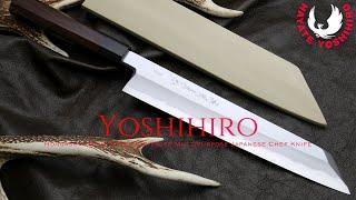 Yoshihiro Hongasumi Blue Steel Kiritsuke Multipurpose Japanese Chef Knife