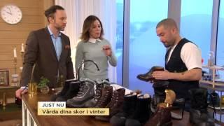 Så vårdar du dina skor i vinter - Nyhetsmorgon (TV4)