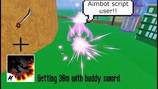 Using Aimbot glitch to get 30m bounty in Blox Fruits (final video) #bloxfruits #fyp