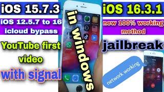 ios 15.7.2,ios 15.7.3 icloud bypass || iphone latest ios jailbreak and icloud bypass from windows