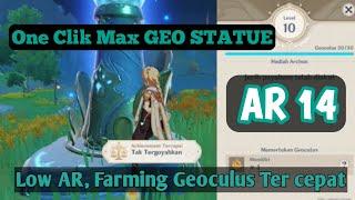 1X Click MAX Lv Geo statue, Cara cheat autoCulus genshin impact android WORK genshin 4.2