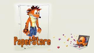 PaperCraft - Crash Bandicoot