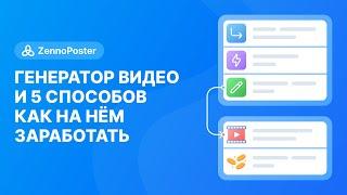 [ZennoPoster] Король социалок 7: Генератор видео и 5 способов как на нём заработать