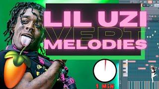 HOW TO MAKE DANCE MELODIES FOR LIL UZI VERT (IN 1 MINUTE)