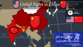 United States vs China the most liked country in the world