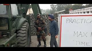 Indian Army with Gurvinder Heavy earthmovers JCB operator training