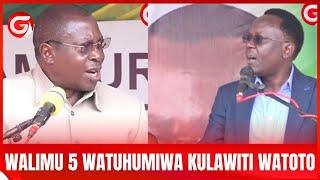 WALIMU 5 MATATANI WAKITUHUKIWA KUWALAWITI WATOTO 2 - RC CHACHA AELEZEA MBELE ya MAKAMU wa RAIS...