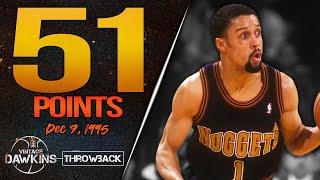 "The '90s Steph" Mahmoud Abdul-Rauf Drops 51 Pts, 9 Threes vs Jazz 