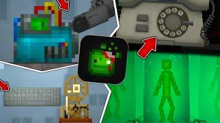 THE MOST SCARY SECRET ITEMS IN MELON PLAYGROUND \ SECRETS in MELON SANDBOX