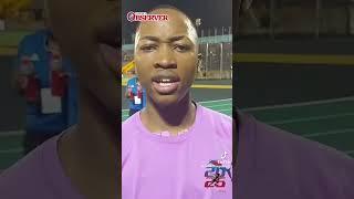 bayanda Walaza spoke on his race and how he felt humble running with some of the big guns.