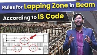  Lapping Zone क्या होता है? Rules For Lapping Zone in Beam | IS Code for Lapping Zone with Example!