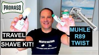 How To Use the Proraso Travel Shave Kit-Muhle R89 Twist