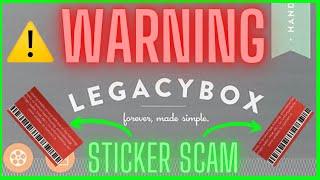 Legacybox WARNING! Sticker Scam. Perfectly fine VHS tapes are not being transferred & no refunds!