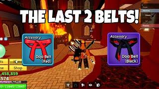 How to Get The Last 2 Belts "RED and Black Belt" - Blox Fruits Dragon Update