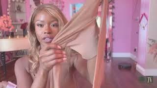 Jezabel Vessir: New seamless stockings try on haul