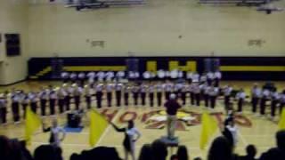 Licking Heights Marching Band Playing the National Anthem 11/7/09