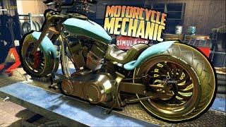 Motorcycle Mechanic Simulator 2021 FREE DEMO!! Starting In Our Driveway!!