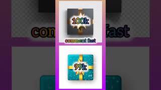 choose your gift  100k vs 99k #shortsfeed #viral #gift #shorts #trending