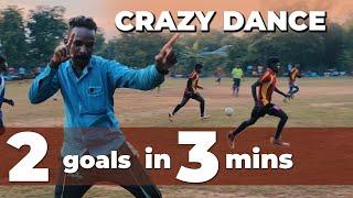 2 Goals in 3 Minutes | Crazy Dance | Pratappur Vs Kashibani Native Indain Football Game at Majuria