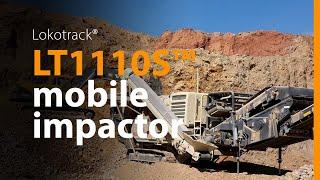 Limestone crushing and screening with Lokotrack® LT1110S™