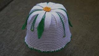 Детская шапочка "Ромашка" (Children beanie "daisy")