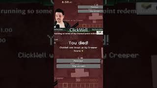 Creepers... right? #Minecraft #speedrun #ClickWell