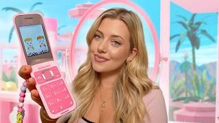 HMD Barbie Flip Phone Unboxing + Review! 