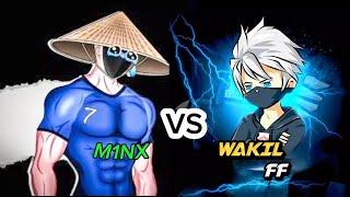 M1NX VS WAKIL FF 1V1 FREESTYLE GAMEPLAY #garenafreefire