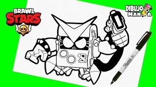 COMO DIBUJAR A 8 BIT VIRUS | BRAWL STARS | how to draw 8 bit virus