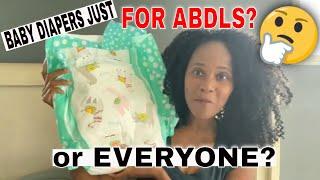 Are Baby DIAPERS Just FOR ABDL'S Or For EVERYONE?| ADULT DIAPERS Q & A