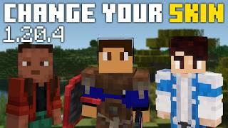 How To Change Your Skin in Minecraft 1.20.4 (Java Edition)