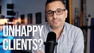 6 Tips to Deal with Unhappy Headshot & Portrait Clients