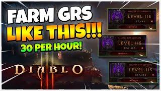 How to Farm GREATER RIFTS EFFECIENTLY in Diablo 3 Season 28! EXAMPLE