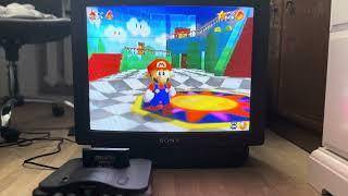 Super Mario 64 on CRT in 2024