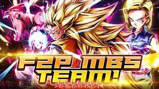 AN ENTIRE F2P MAJIN BUU SAGA TEAM! EVENT EXCLUSIVE MBS TEAM AIN'T BAD! | Dragon Ball Legends