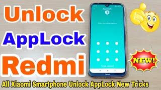 Mi Applock Unlock | Unlock Redmi AppLock | Unlock AppLock Without Lost Data | Redmi 8 Unlock AppLock