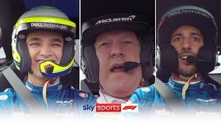 MUST WATCH! Norris and Ricciardo race Zak Brown around Silverstone! ️