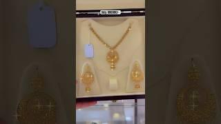 latest gold necklace set design ️ #gold #jewellery #wedding #necklace #goldaccessories #partywear