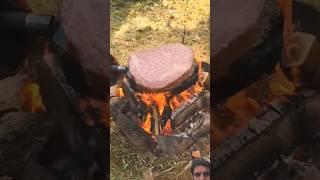 #outdoorcooking #campfire #camping #bushcraft #cooking #firekitchen #nature #asmr #food #smokegrill