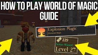 ROBLOX | How to Play WORLD OF MAGIC! (Guide)