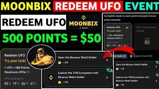 Binance Moonbix Redeem UFO | Moonbix Airdrop New Update Today | Moonbix UFO Update | Moonbix Update