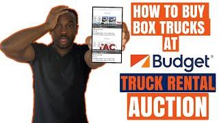 How To Buy Box Trucks At Budget Truck Rental Auction