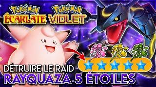 VAINCRE ET CAPTURER RAYQUAZA SHINY DANS SON RAID EVENT 5 ETOILES | Pokémon Violet / Ecarlate