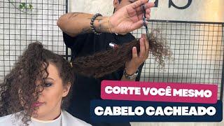 MELHOR CORTE PARA CABELO CACHEADO: Corte camadas em casa | por Erivelton Sena