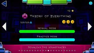 "Theory of Everything" by:RobTop (3 User Coins) - Geometry Dash 2.11| Davenport012 [GD]