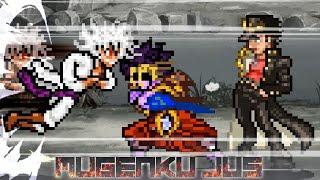 Luffy Gear 5 V2 vs Jotaro SPR [One Piece vs Jojo's Bizarre Adventure] ANIME MUGEN JUS