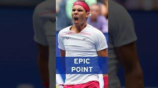 Rafael Nadal wins EPIC point! 